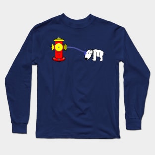 Hydrant Dog in Reverse Long Sleeve T-Shirt